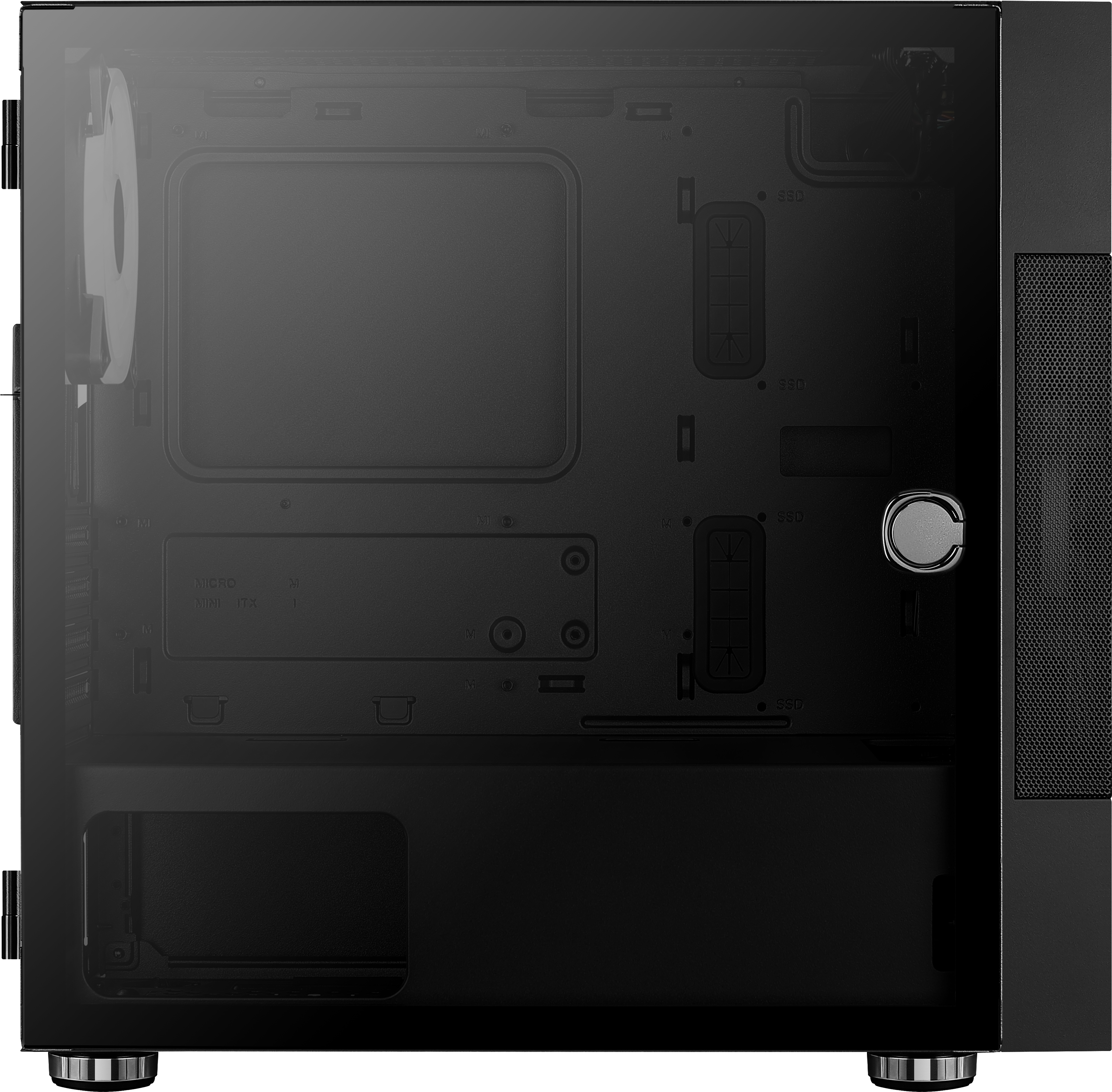 AEROCOOL Atomic V2 PC-Gehäuse, Schwarz
