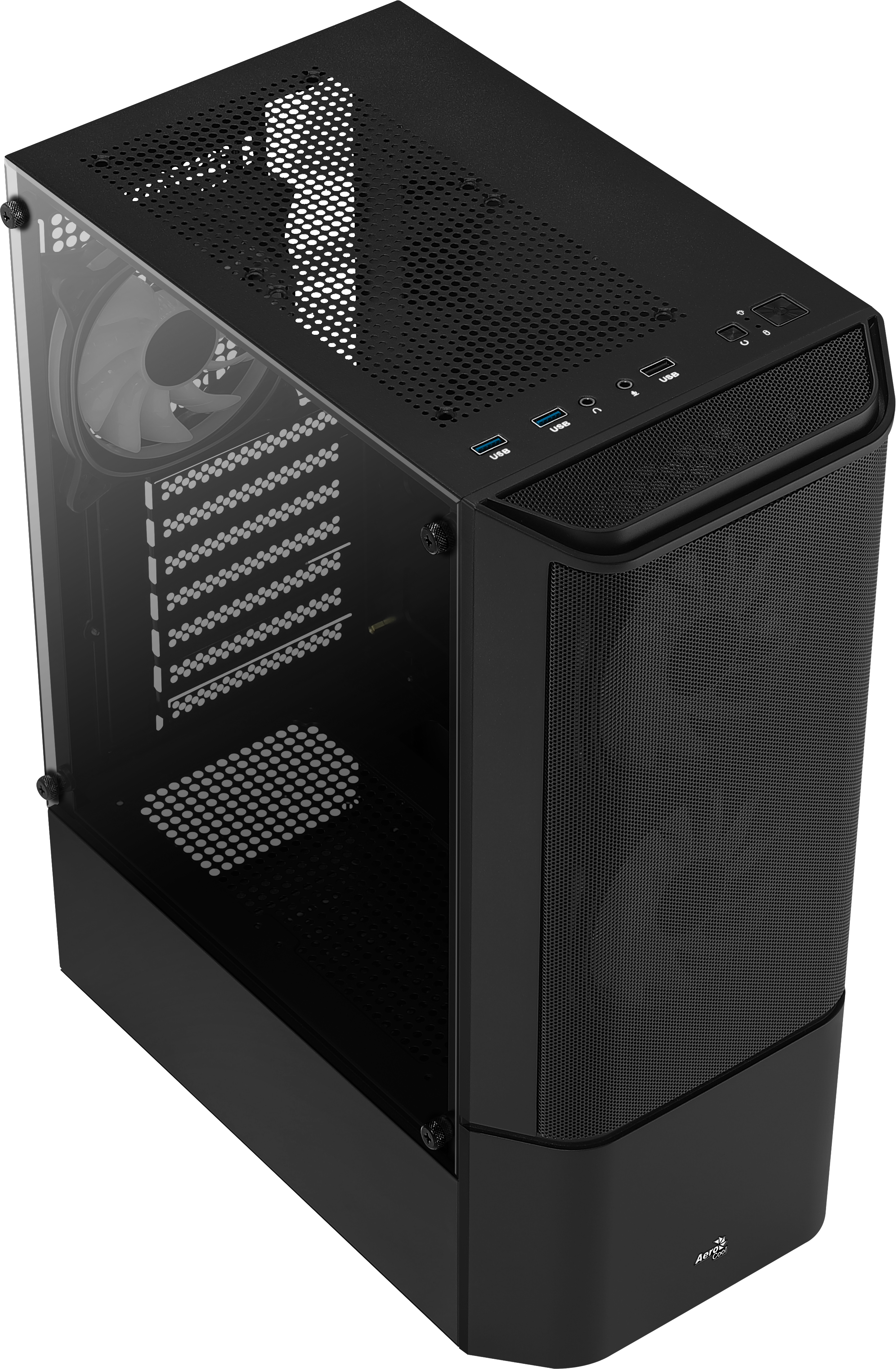 AEROCOOL Quantum Mesh V2 PC-Gehäuse, Schwarz