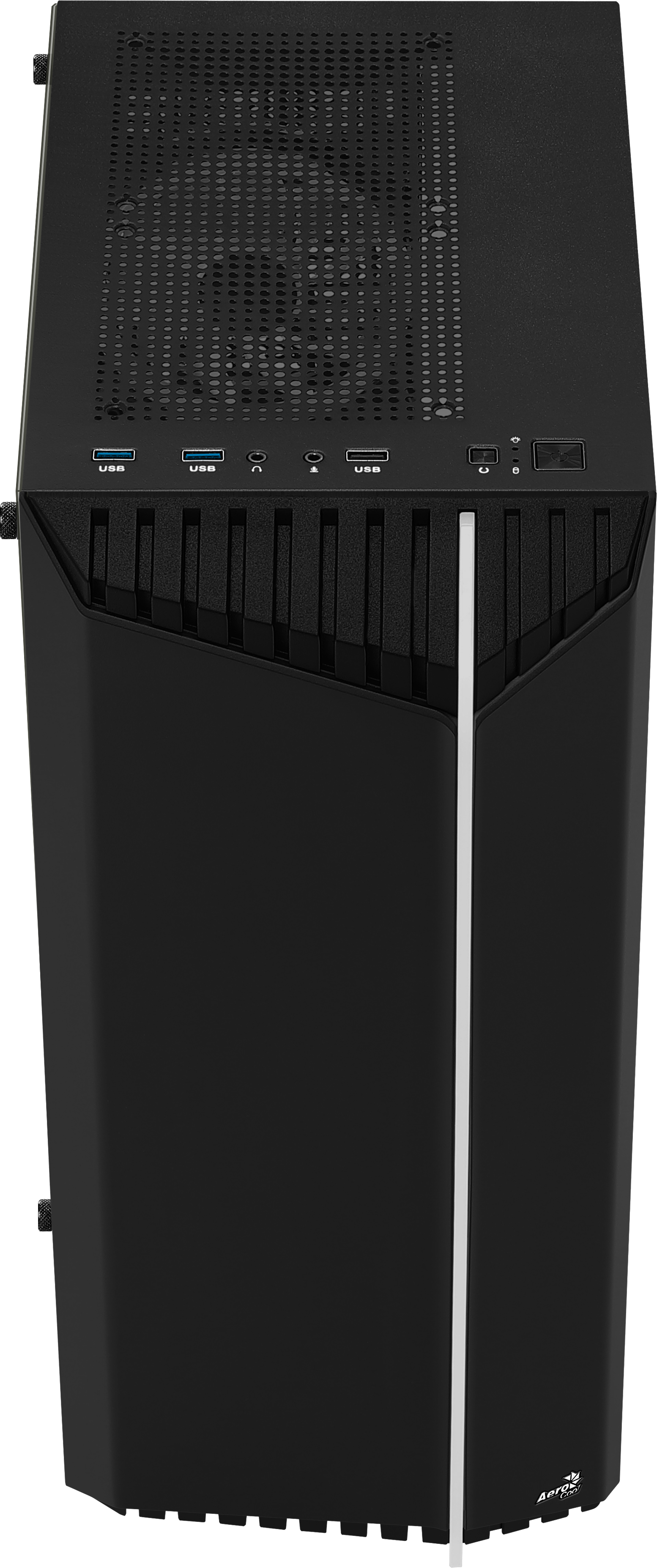AEROCOOL Bionic V2 Schwarz PC-Gehäuse, Schwarz