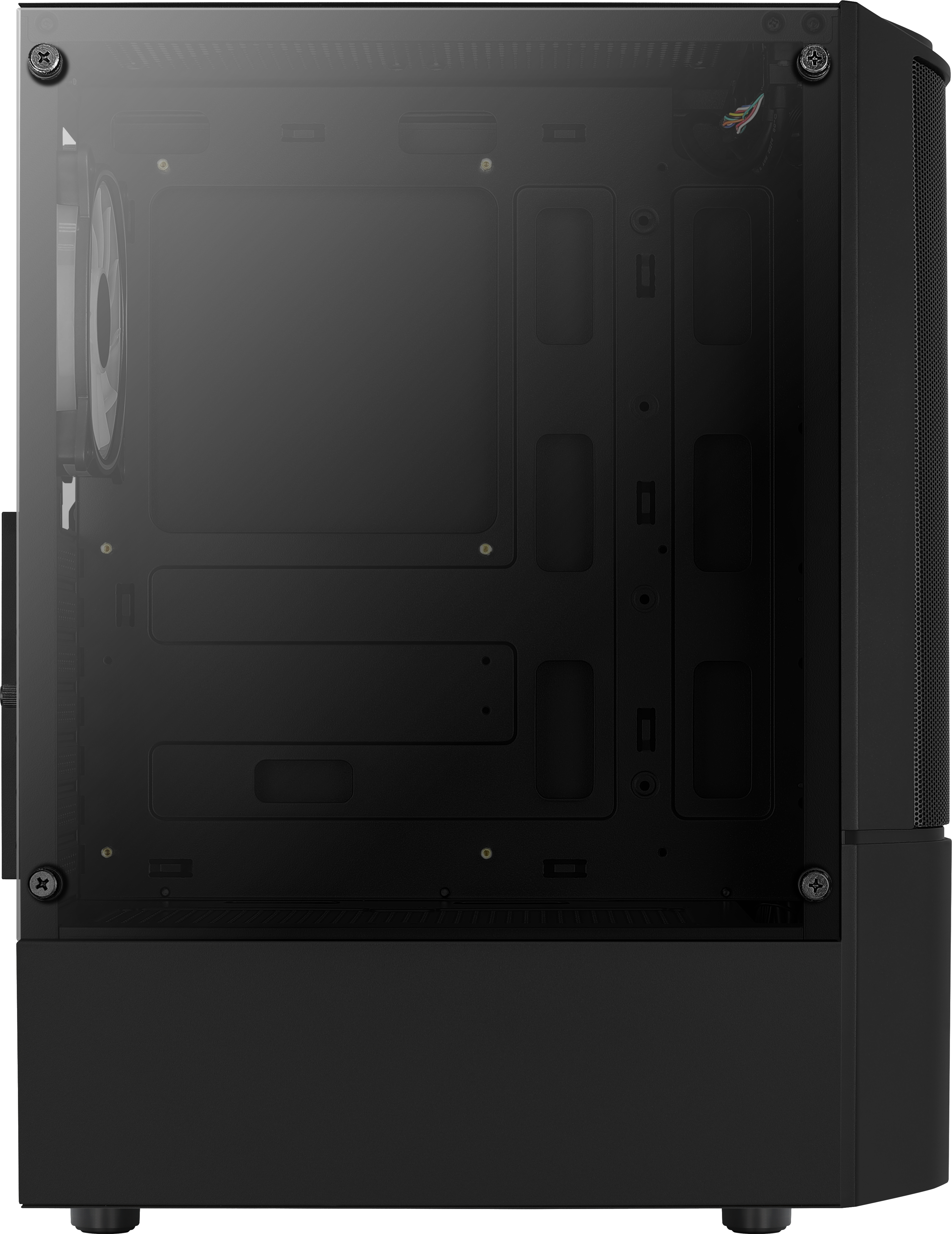AEROCOOL Quantum Mesh V2 PC-Gehäuse, Schwarz