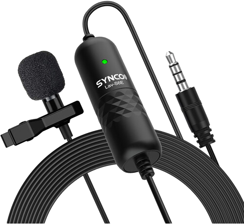 SYNCO Lav-S6E csiptetős, gömbkarakterisztikás kondenzátor mikrofon