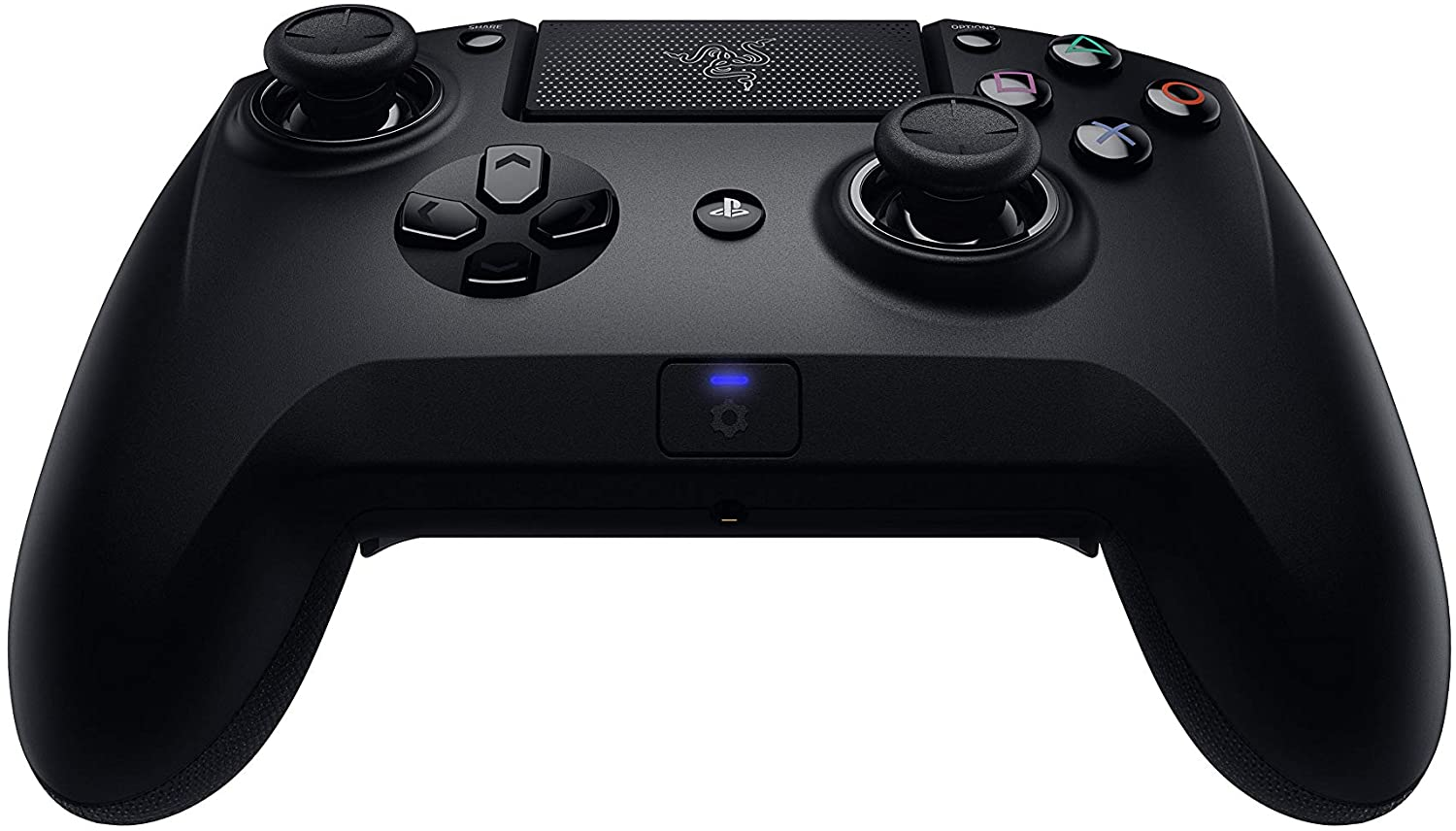 Gamepad - Razer, Inalámbrico, Autonomía 19 h, Cable 2 m, Superfície táctil, Negro