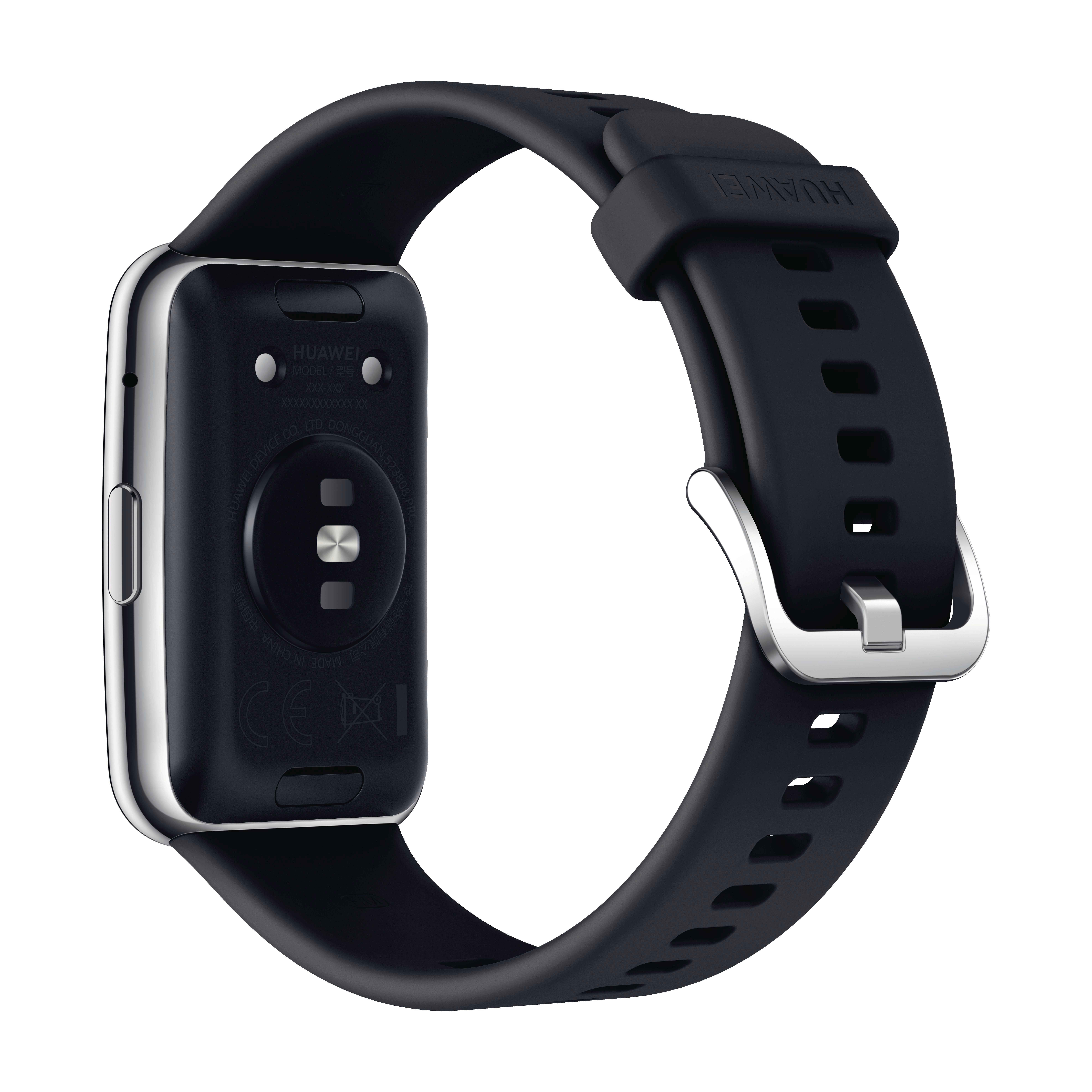 HUAWEI Watch Fit Elegant (Stia-B29) Smartwatch Kunststoff und Metallrahmen Elastomer, 130-210 mm, Midnight Black
