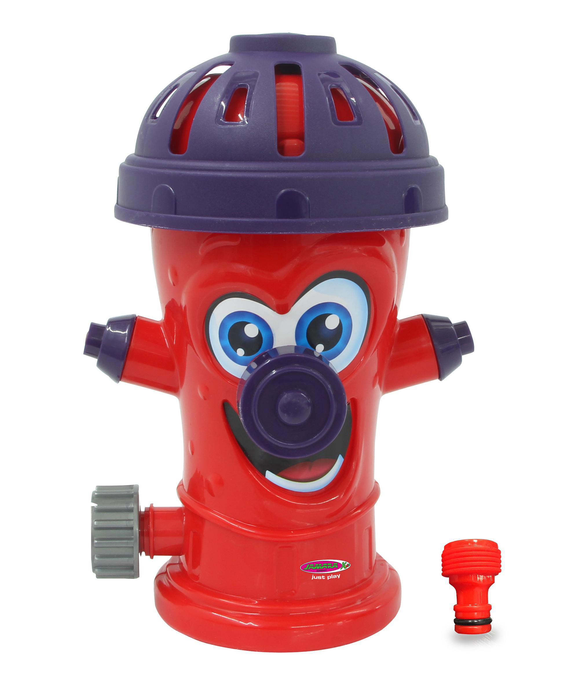 JAMARA Mc Fizz Wassersprinkler Wasserspielzeug Happy Rot/Lila Hydrant