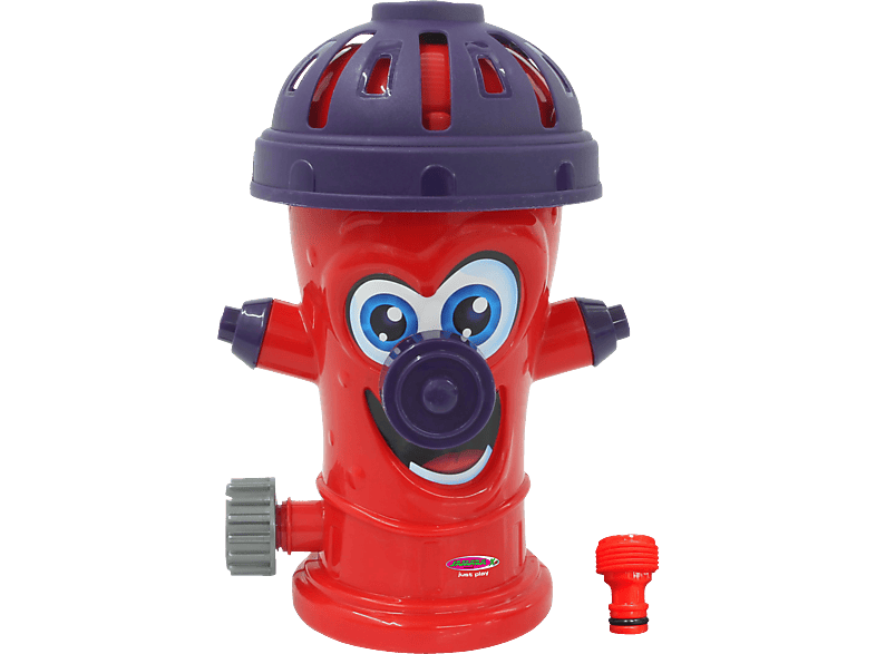 JAMARA Mc Fizz Wassersprinkler Hydrant Happy Wasserspielzeug Rot/Lila