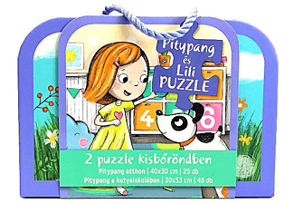 Pozsonyi Pagony Kft. - Pitypang és Lili - bőröndös puzzle