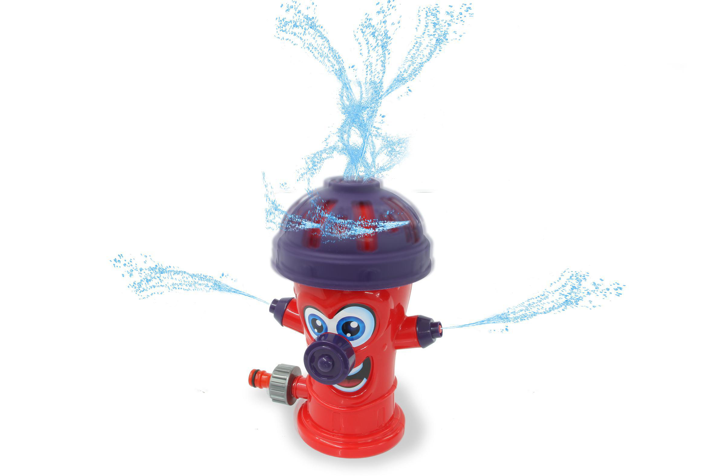 JAMARA Mc Fizz Wassersprinkler Hydrant Happy Wasserspielzeug Rot/Lila