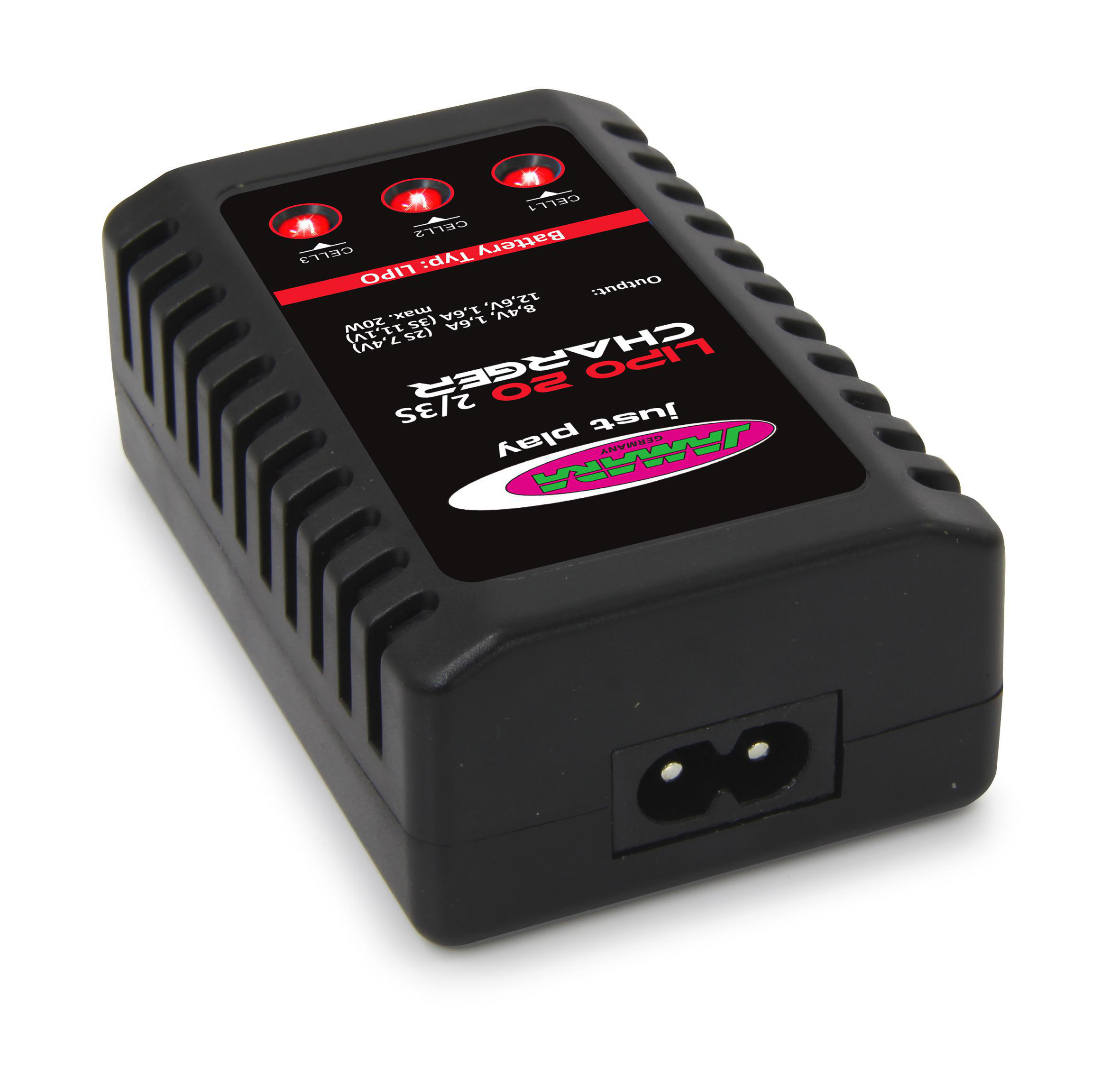 JAMARA LiPo 20 2/3S Ladegerät, Schwarz