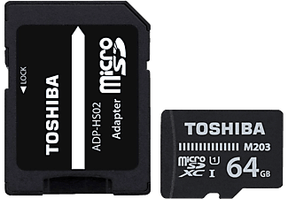 TOSHIBA M203 64GB microSD adapterrel (THN-M203K0640EA)