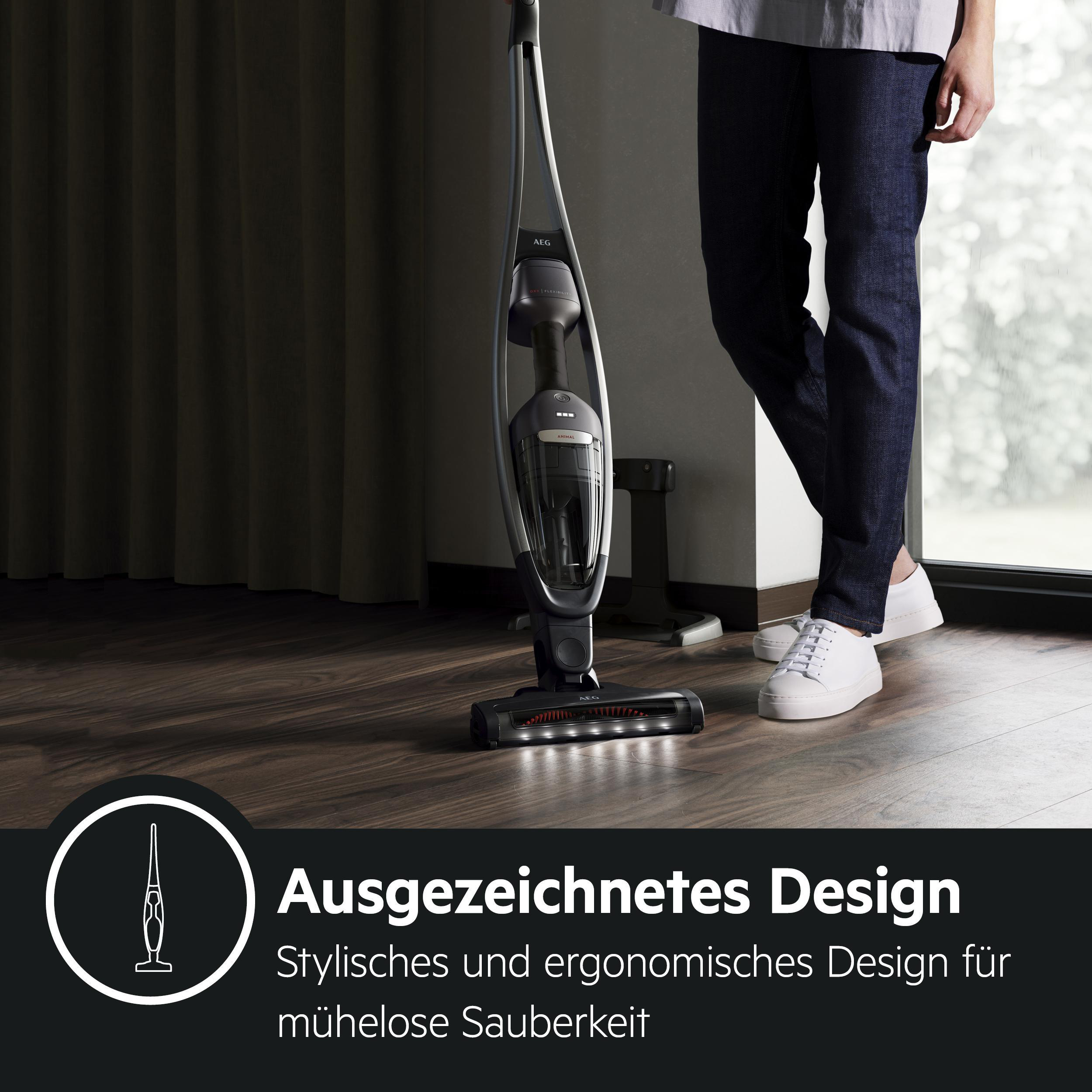AEG QX9-1-ANIM Stielsauger, Akkubetrieb