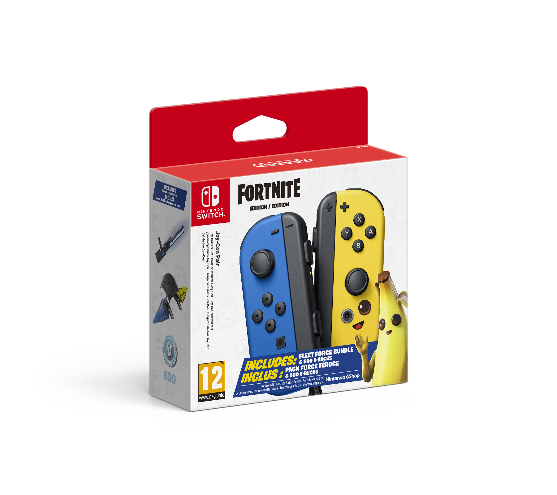 NINTENDO Joy-Con 2er-Set Fortnite Edition Controller Blau/Gelb für Nintendo Switch
