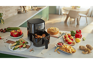 PHILIPS HD9252/90 Airfryer Yağsız Fritöz Siyah_5