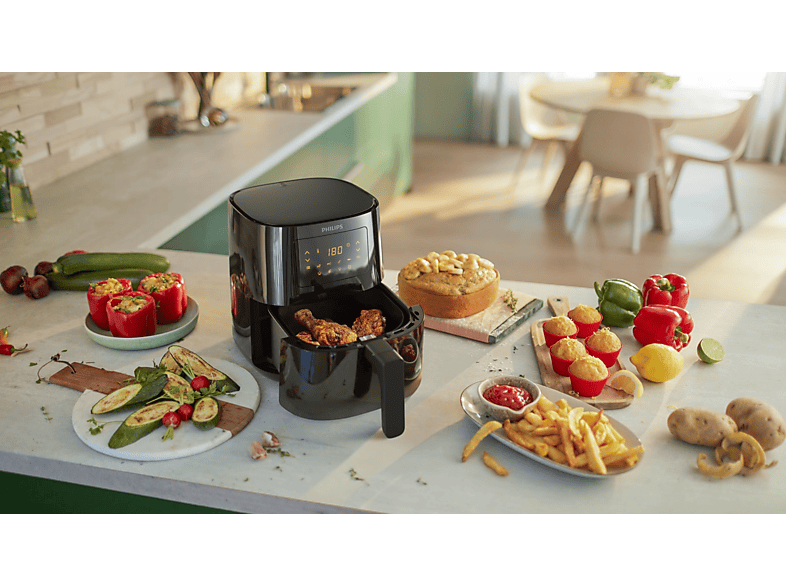 PHILIPS HD9252/90 Airfryer Yağsız Fritöz Siyah_5