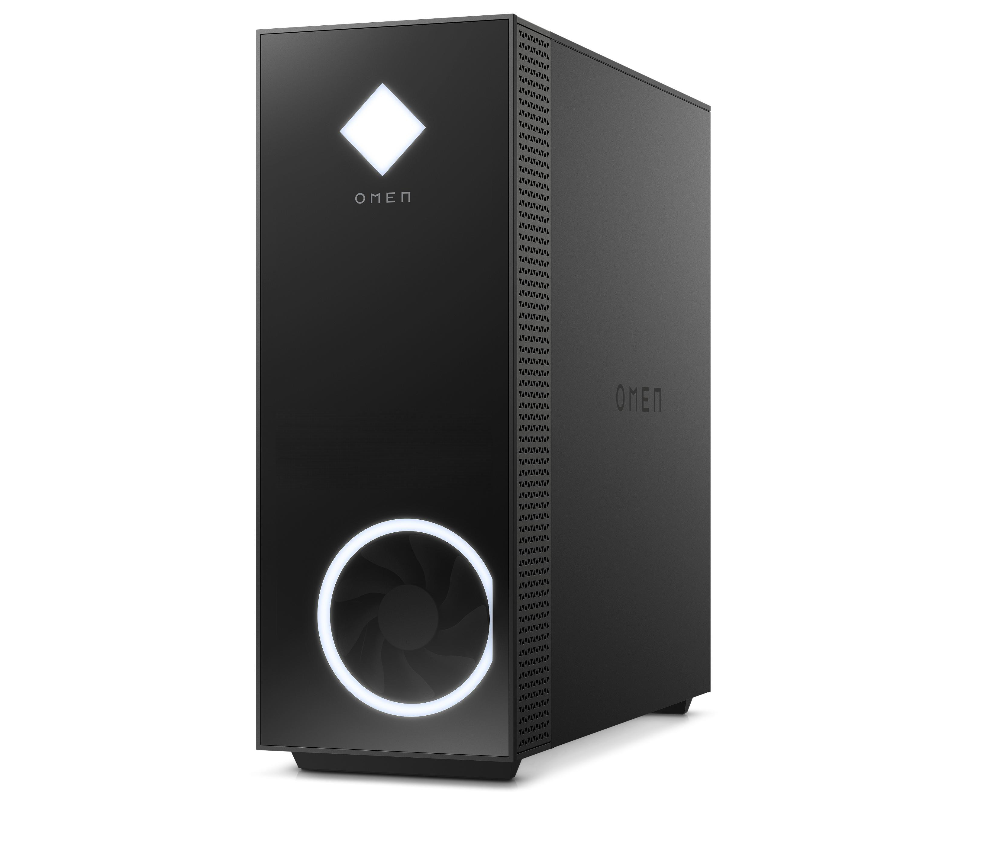 Home HDD, GeForce PC HP Prozessor, NVIDIA, 1 Intel® GDDR6 1 Bit), RAM, OMEN i7-10700K Windows TB TB (64 SSD, 10 Gaming Grafikspeicher mit 3070 16 GT13-0300ng, RTX™ GB