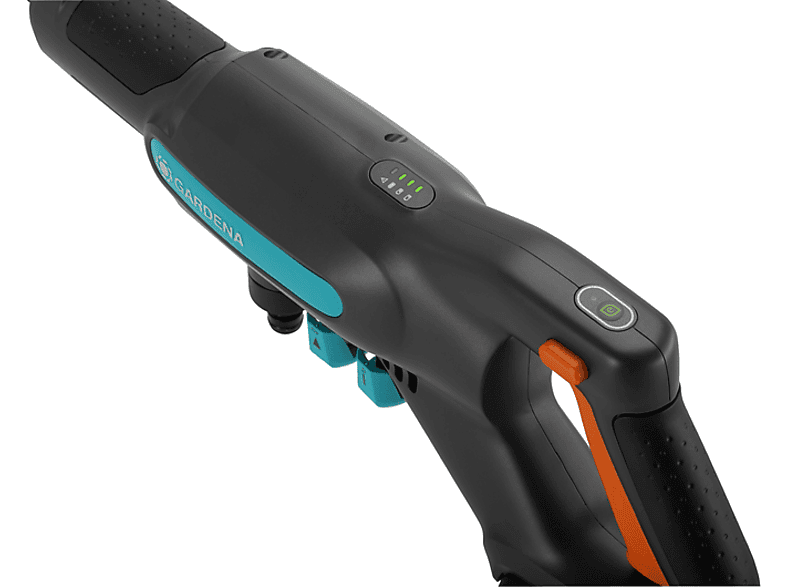 GARDENA 14800-20 AquaClean 24/18V P4A Ready-To-Use Set Akku-Mitteldruckreiniger (Grau/Türkis, 250 l/h) — Foto 3 von 5