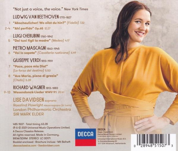 Lise Davidsen, London Philharmonic Orchestra, Mark - Beethoven - Wagner - Verdi  - (CD)