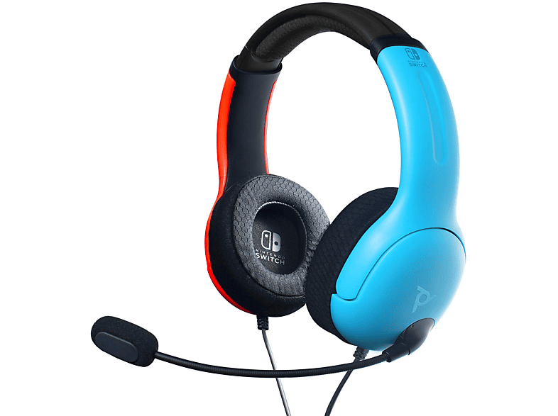 Auriculares con Cable en El Oído, Diadema Ajustable, Control de Volumen  Azul