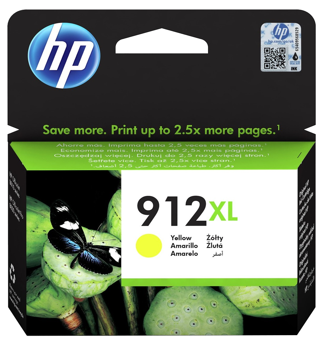 HP NO.912XL tintapatron sárga (3YL83AE)
