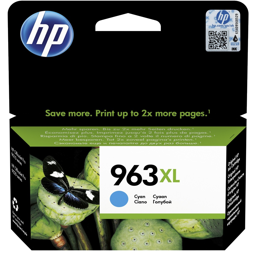 HP NO.963XL tintapatron cyan (3JA27AE)