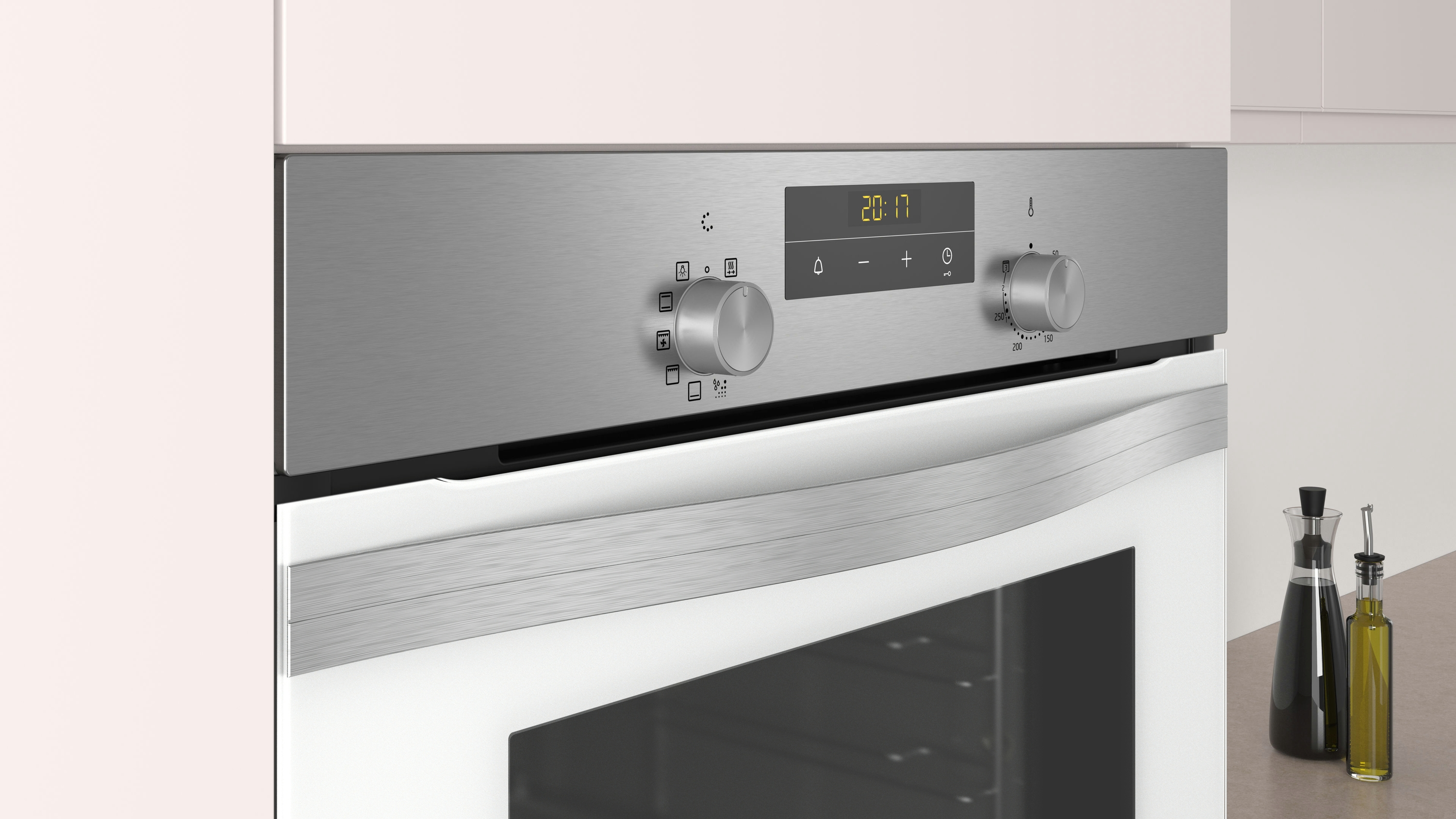 Horno - Balay 3HB5131B0, 595 mm, 71 l, 3400 W, Multifunción, Integrable, Aqualisis, Bloqueo infantil, Inox