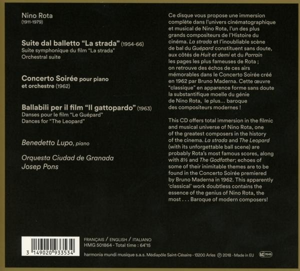 PONS & ORQ.CIUDAD DE GRANADA - La Strada/Il Gattopardo  - (CD)