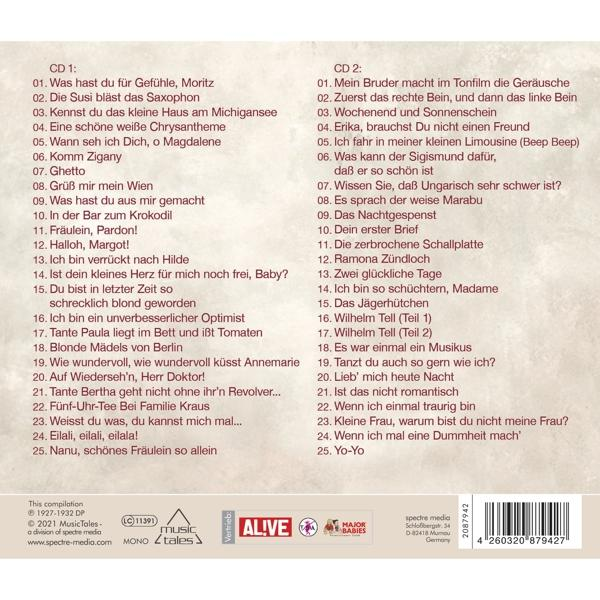 Zwei CD-Cover mit einem Compilation-Titel und Noten.