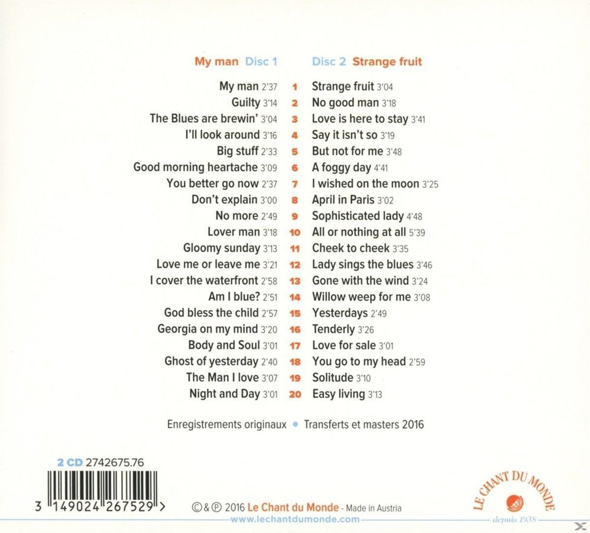 Billie Holiday - My Man  - (CD)