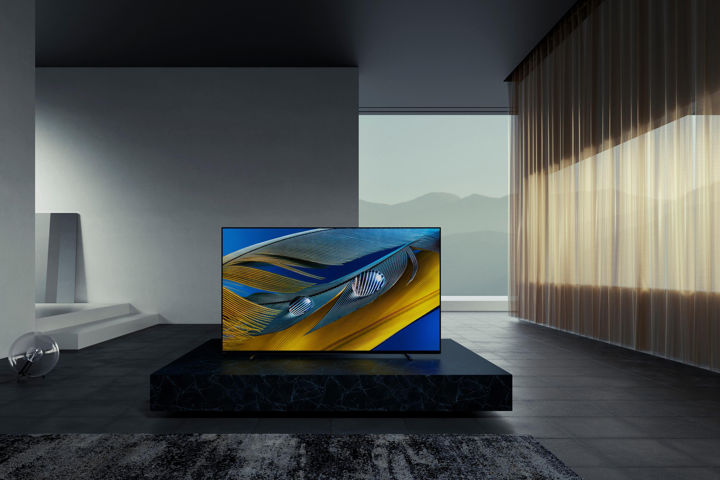 SONY XR-55A80J OLED TV (Flat, 55 Zoll / 139 cm, OLED 4K, SMART TV, Google TV)