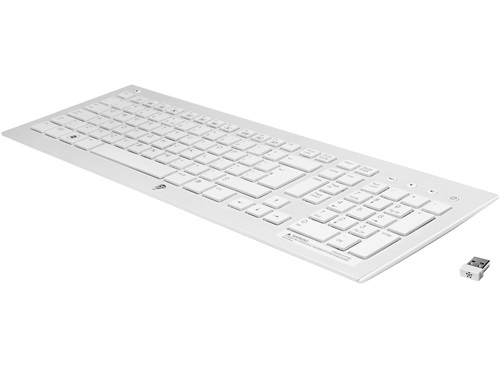 Teclado inalámbrico - Hp K5510, Inalámbrico, Blanco
