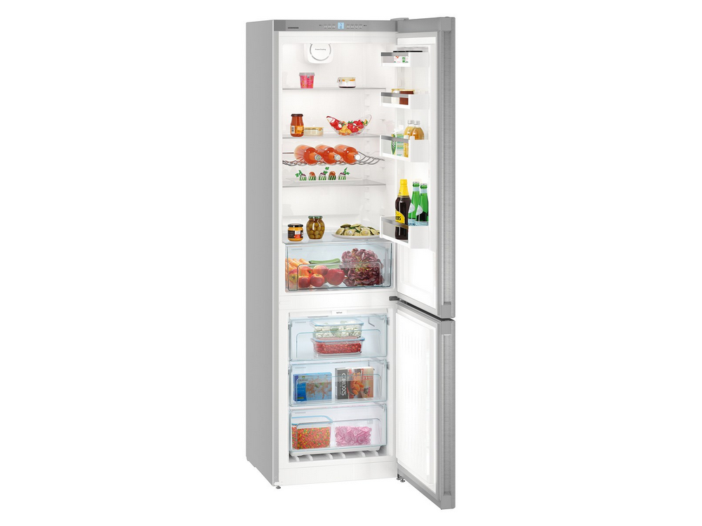 Frigorífico combi - Liebherr CNPel 372-21, 344 l, No Frost, 201 cm, MagicEye, Inox