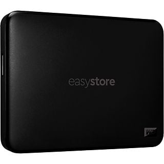 Disco duro externo 4 TB - WD Easystore, Portátil, HDD, USB 3.2 Gen 1, Software de Copia de Seguridad, Para Windows y Mac, Negro