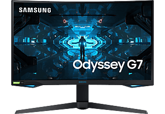 SAMSUNG Odyssey G7 LC27G75TQSR - Gaming Monitor (27 ", WQHD, 240 Hz, Schwarz)