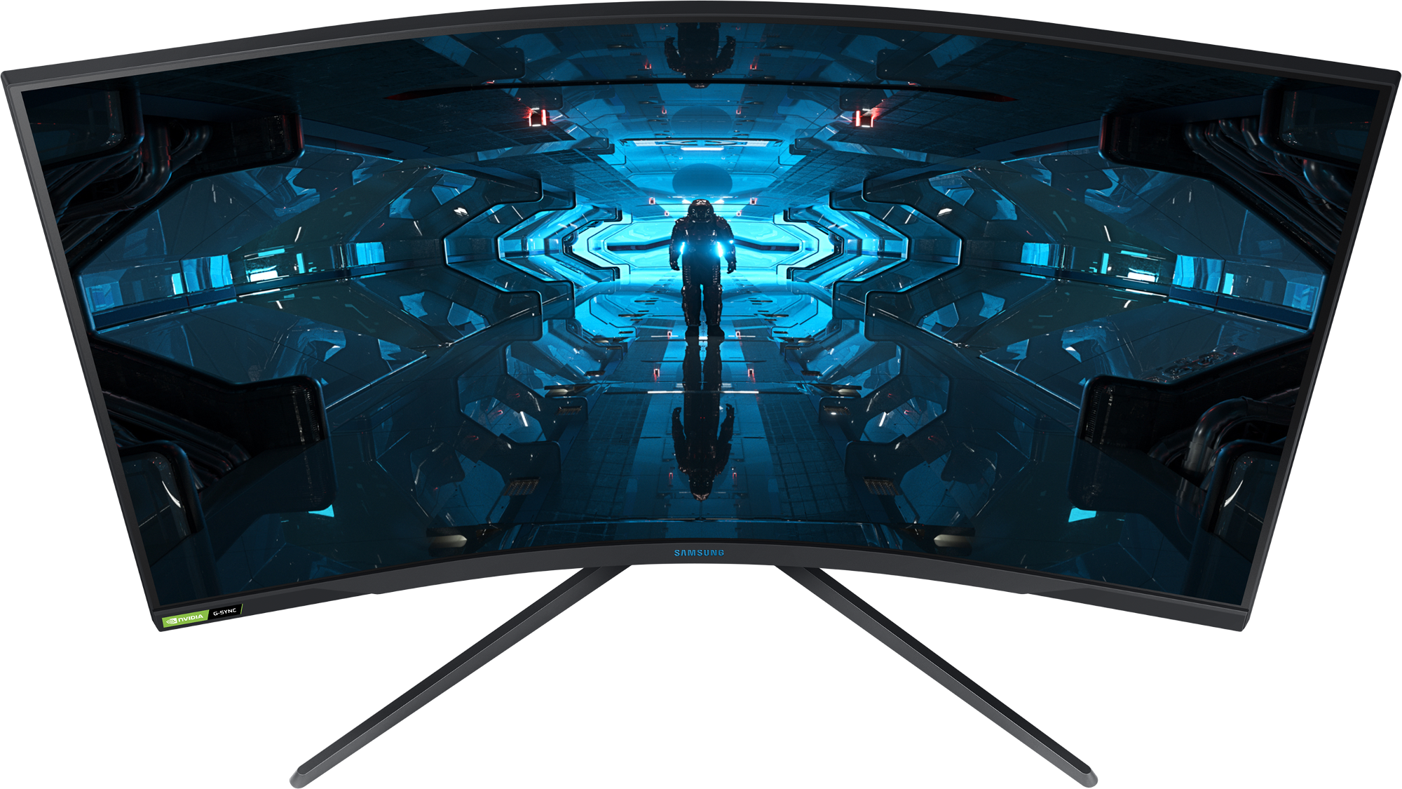 SAMSUNG Odyssey G7 LC32G75TQSR 32 " WQHD Moniteur gaming (1 ms temps de réaction, 240 Hz)