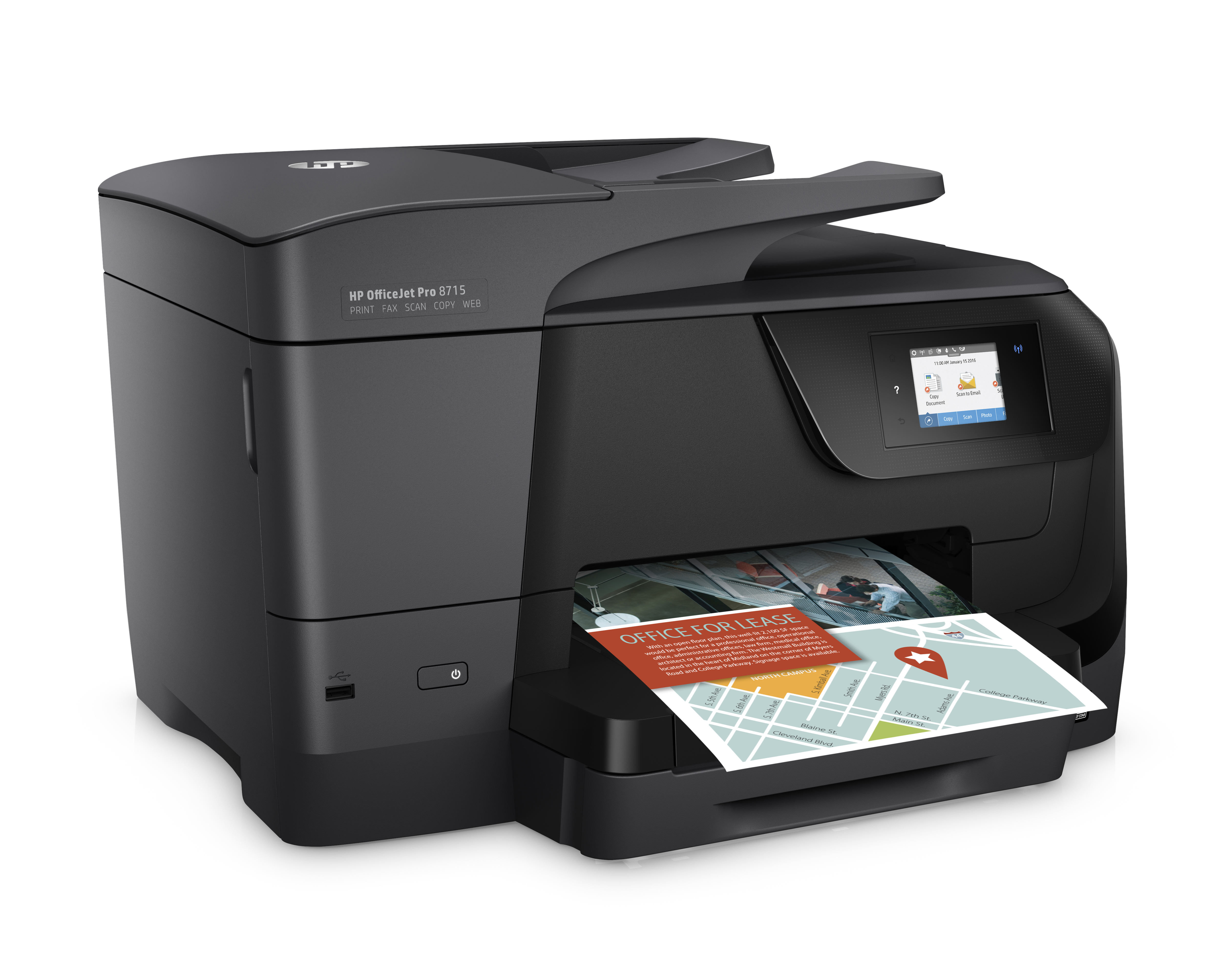 HP OfficeJet Pro 8715 (Instant Ink) 4-in-1 Multifunktionsdrucker