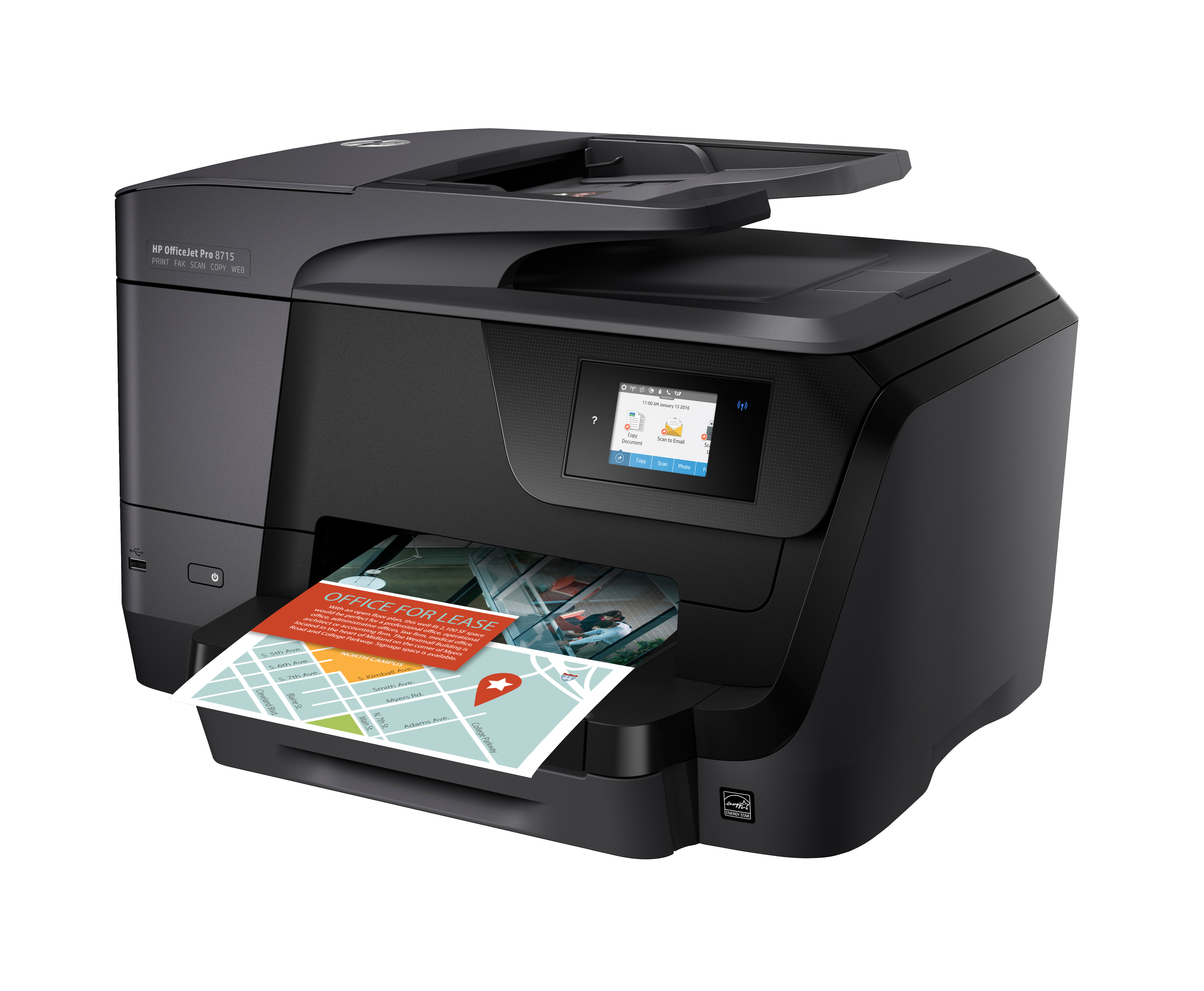 HP OfficeJet Pro 8715 (Instant Ink) 4-in-1 Multifunktionsdrucker