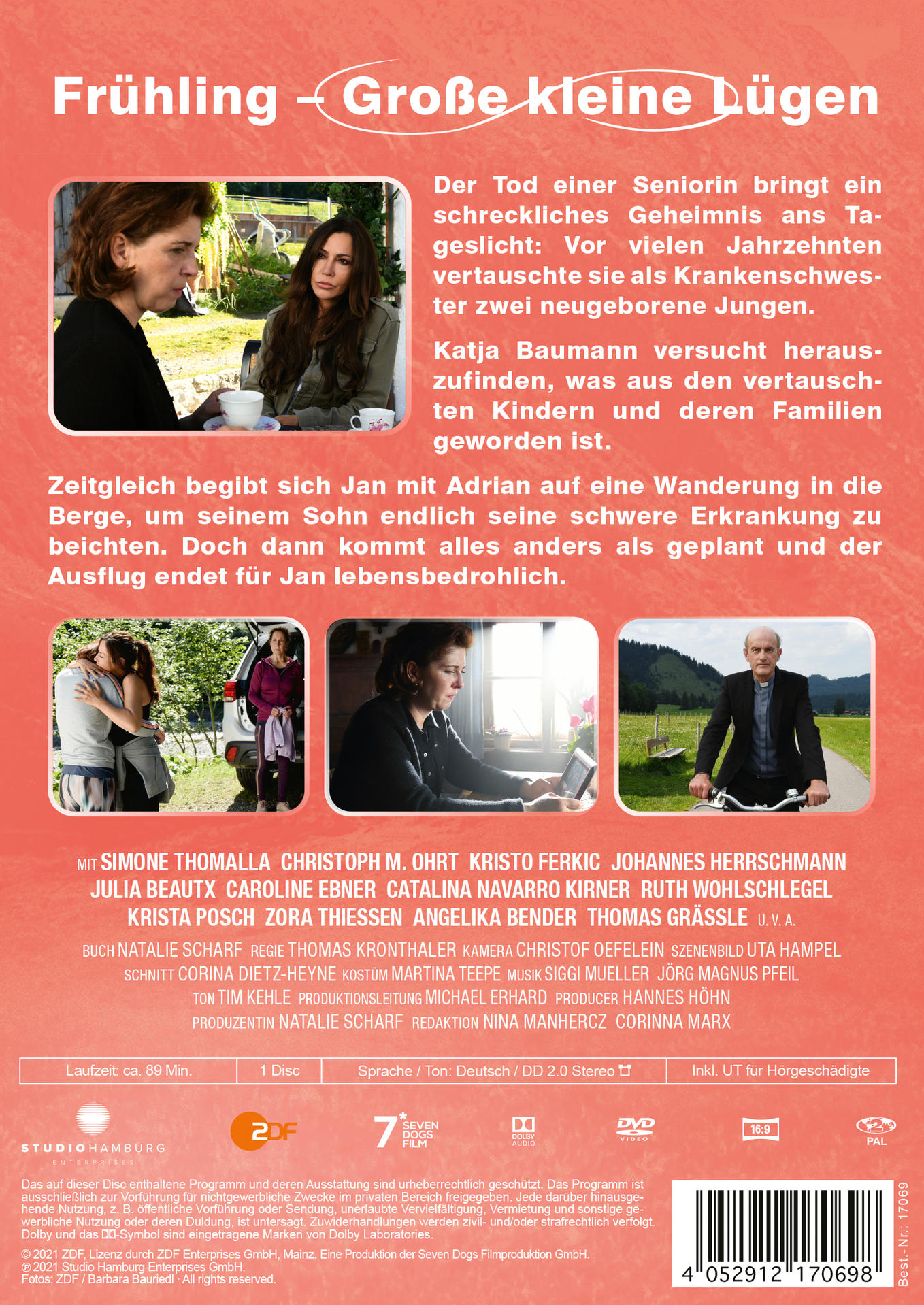 DVD-Cover für einen deutschen Film mit zwei Frauen im Vordergrund und anderen Szenen.
