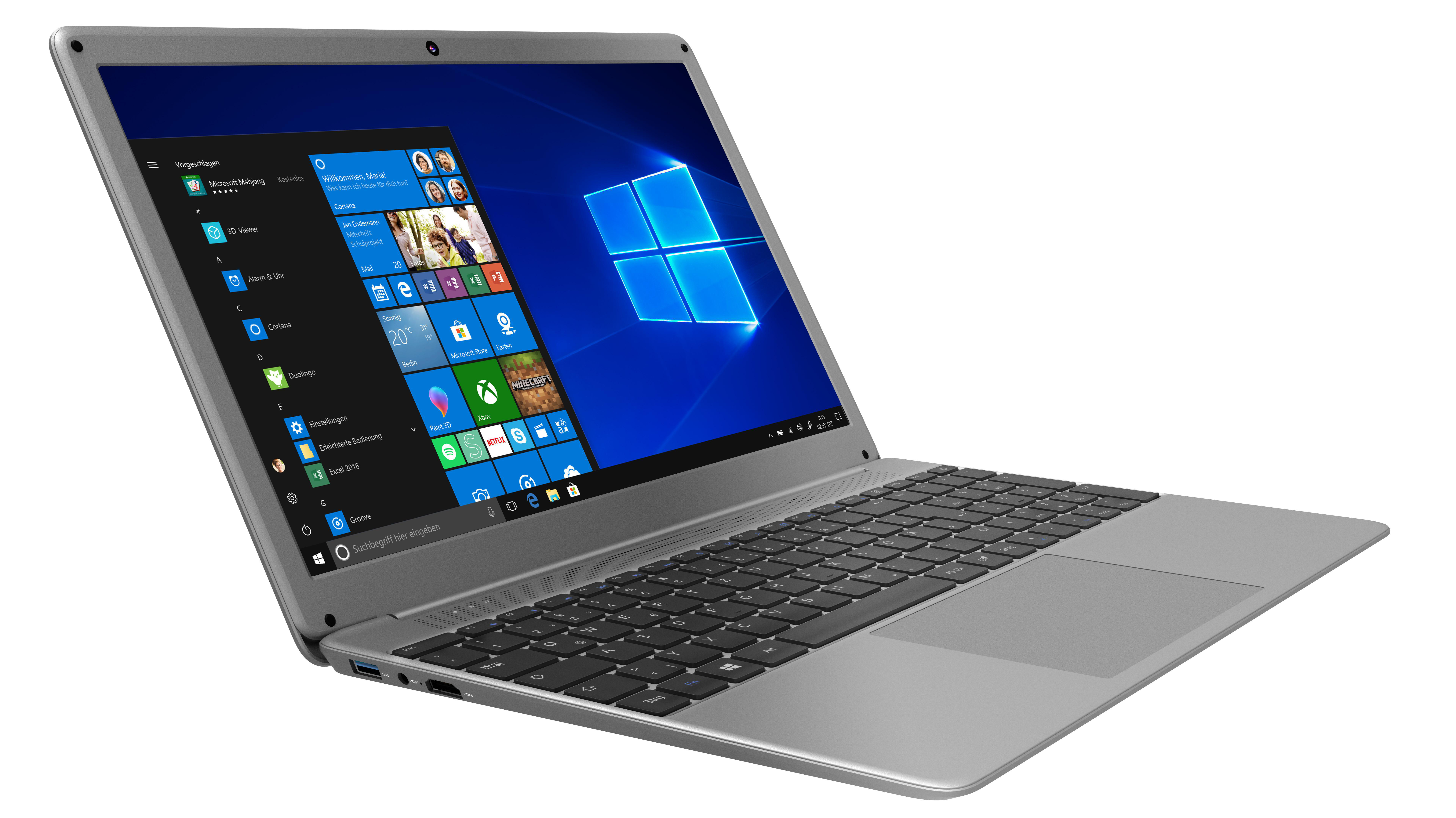PEAQ Classic PNB C150-7S8512DV - 15,6 Zoll - Intel® Core™ i7 i7-6560U - 8 GB - 512 GB - Intel® Iris® Plus Graphics - Windows 10 Home (64 Bit)