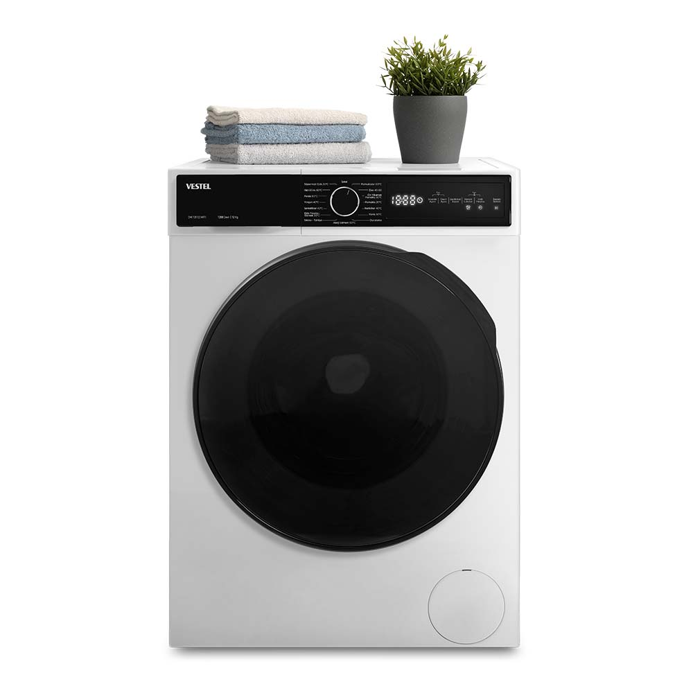 VESTEL CMI 128122 Wi-Fi 12 Kg 1200 Devir Çamaşır Makinesi Beyaz