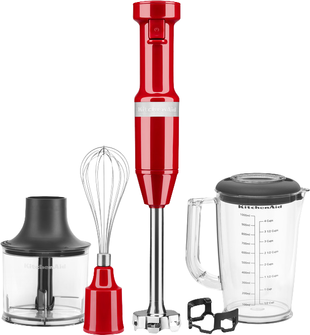 KitchenAid Staafmixer met Accesoires Keizerrood