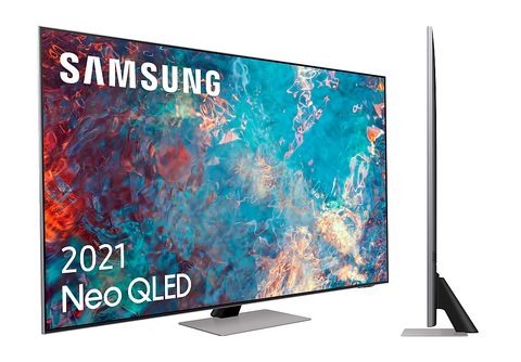 TV QLED 55  Samsung QE55QN85BATXXC, Neo QLED 4K, Procesador Neo QLED 4K  con IA, Smart TV, Plata
