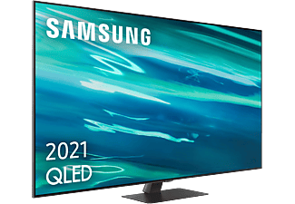TV QLED 65" - Samsung QE65Q80AATXXC, UHD 4K, Smart TV, HDR10+, Tizen, Motion Xcelerator, Control de voz, Carbón