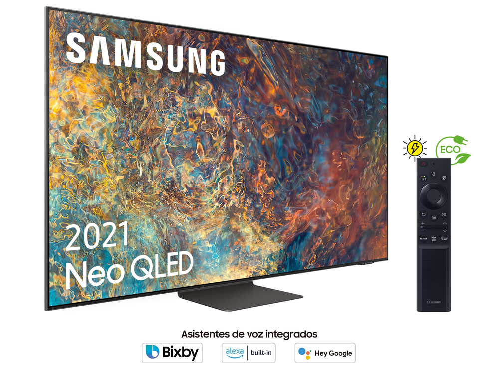 TV QLED 75" - Samsung QE75QN95AATXXC, Neo QLED 4K IA, HDR 2000, Smart TV, OTS+, Carbón