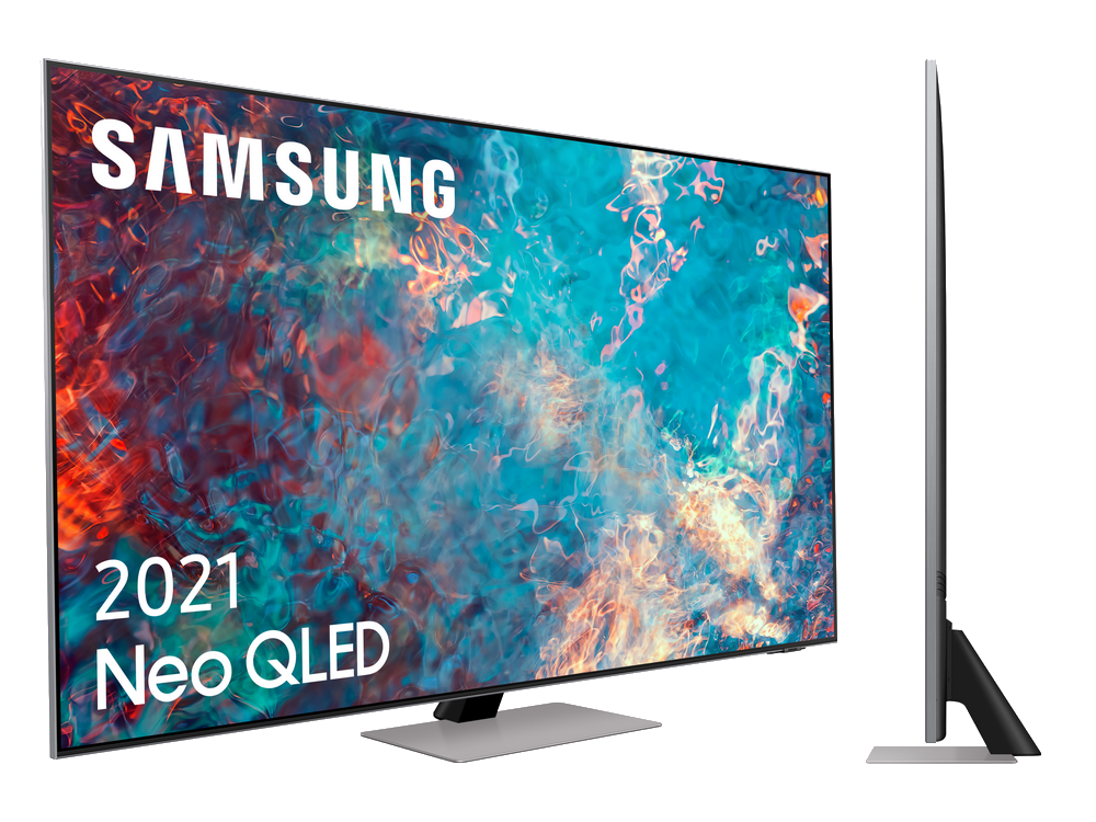 TV QLED 85" - Samsung QE85QN85AATXXC, Neo QLED 4K con IA, Smart TV, HDR10+, Control voz, Tizen, Plata