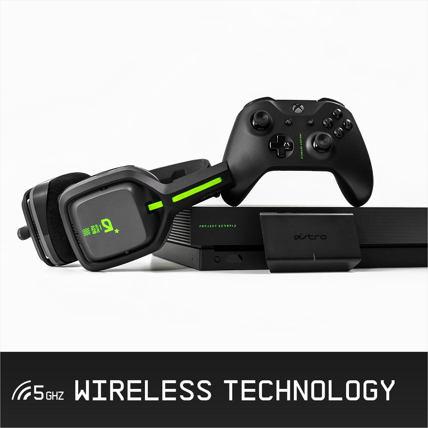 ASTRO GAMING A20 Wireless for PlayStation 4 und 5, Over-ear Gaming Headset Grau/Blau