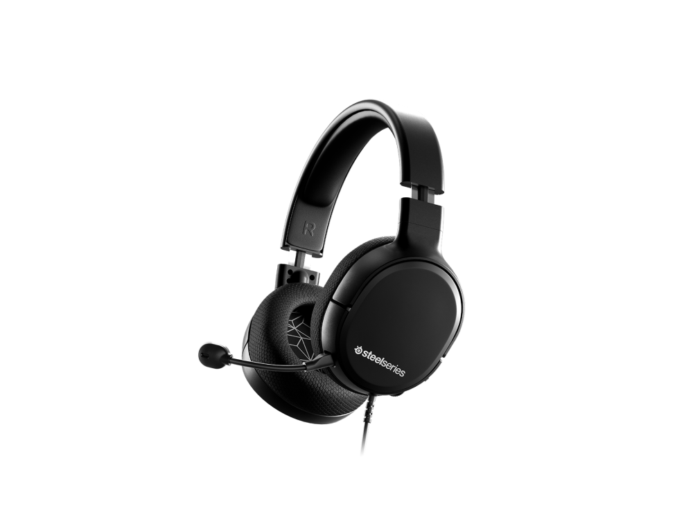 Auriculares gaming - SteelSeries Arctis 1, De diadema, Con cable 1.2 m, Micrófono, Jack 3.5 mm, Negro