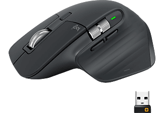 LOGITECH MX Master 3 kabellose Bluetooth Maus, Graphite