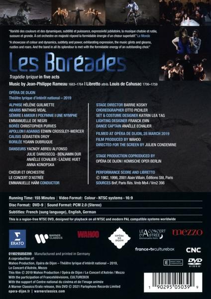 Emmanuelle Haim, Jean-Philippe Rameau - Les Boreades  - (DVD)