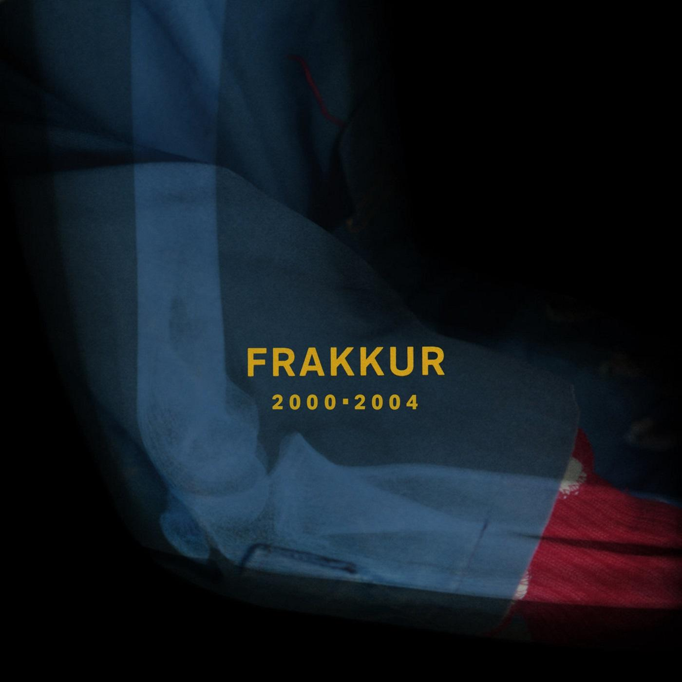 Das Cover des Albums 'Frakkür 2000-2004', zeigt eine Röntgenaufnahme mit Text.