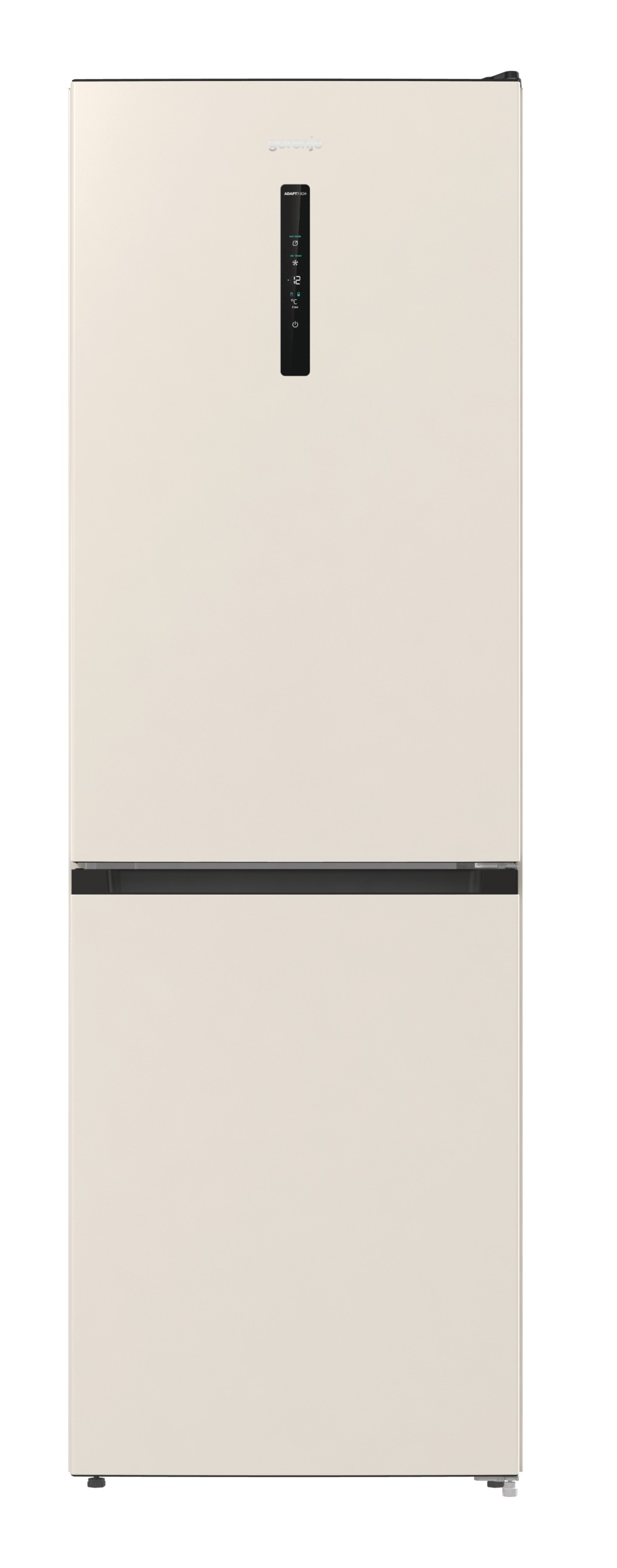 GORENJE NRK6192AC4 Kühl- Gefrierkombination (E, 300 l, 1850 mm hoch, Standgerät, No Frost (verminderte Eisbildung), Beige)