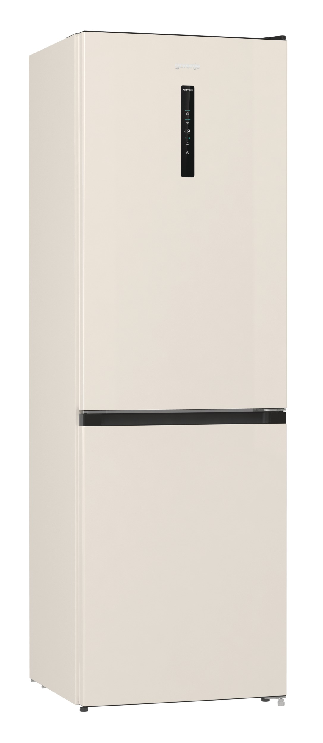 GORENJE NRK6192AC4 Kühl- Gefrierkombination (E, 300 l, 1850 mm hoch, Standgerät, No Frost (verminderte Eisbildung), Beige)